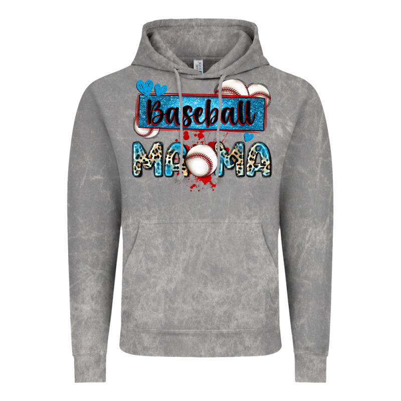 Baseball Mama With Leopard Vintage Hoodie by Zillion Design Studio | Teevron