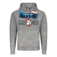 Cloud Rock baseball mama with leopard Vintage Hoodie - Zillion Design Studio