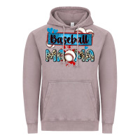 Vintage Zinc baseball mama with leopard Vintage Hoodie - Zillion Design Studio