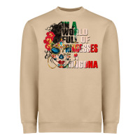 Mushroom in a world full of princesses be a chingona Heavyweight Sweatshirt - CTS Tumbler Store