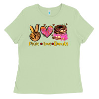 Matcha peace love donuts Ladies Tee - AdoDesignShop