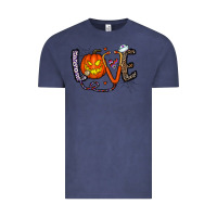 Vintage Denim love halloween Vintage Tee - CowhideDigitalArt
