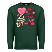 Sports Green i m a sucker for you Premium Sweatshirt - MaliasSmallBusiness