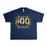 Navy happy 100 day of school Urban Heavy Tee - RacoonDesign