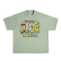 Oil Green happy 100 day of school Urban Heavy Tee - RacoonDesign