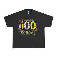 Pigment Black happy 100 day of school Urban Heavy Tee - RacoonDesign
