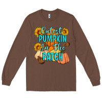 Chestnut Cutest Pumpkin In The Patch Long Sleeve Tee - Artiststas