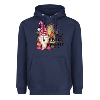 Navy peace gnomie Heavyweight Hoodie - MaliasSmallBusiness