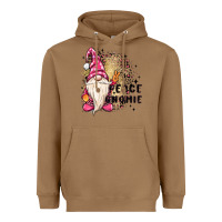 Toasted Coconut peace gnomie Heavyweight Hoodie - MaliasSmallBusiness