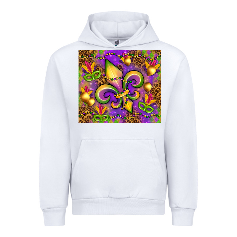 Mardi Gras Fleur De Lis Urban Hoodie by NancyCooperArtShop | Teevron