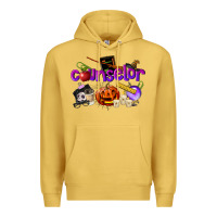 Antique Gold Counselor Halloween Premium Hoodie - LillyAllenDesigns