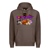Coffee Counselor Halloween Premium Hoodie - LillyAllenDesigns