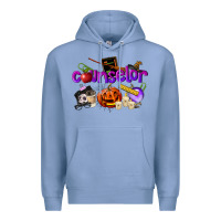 Colony Blue Counselor Halloween Premium Hoodie - LillyAllenDesigns