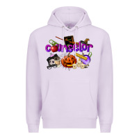 Lilac Counselor Halloween Premium Hoodie - LillyAllenDesigns