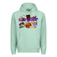 Seafoam Counselor Halloween Premium Hoodie - LillyAllenDesigns