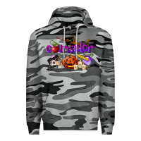 Slate Camo Counselor Halloween Premium Hoodie - LillyAllenDesigns