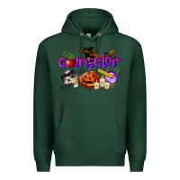 Sports Green Counselor Halloween Premium Hoodie - LillyAllenDesigns