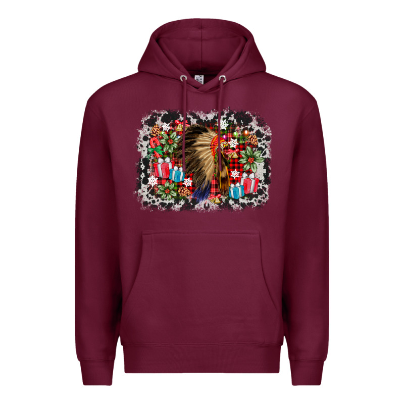 Indian Hat Christmas Premium Hoodie by AdoDesignShop | Teevron
