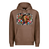 Chestnut indian hat christmas Premium Hoodie - AdoDesignShop