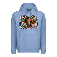 Colony Blue indian hat christmas Premium Hoodie - AdoDesignShop