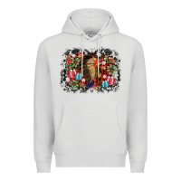 Dove Grey indian hat christmas Premium Hoodie - AdoDesignShop