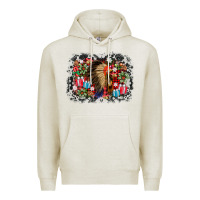 Oatmeal Heather indian hat christmas Premium Hoodie - AdoDesignShop