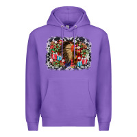 Purple indian hat christmas Premium Hoodie - AdoDesignShop