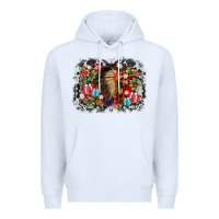 White indian hat christmas Premium Hoodie - AdoDesignShop