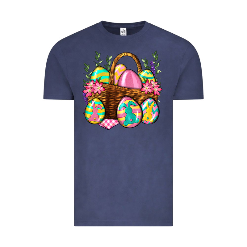 Easter Eggs With Basket Easter Day Vintage Tee by Neo Western | Teevron