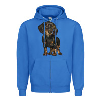 True Royal dachshund Zipper Hoodie - BarkalooDesign