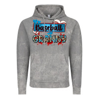 Cloud Rock baseball granny with leopard Vintage Hoodie - Zillion Design Studio