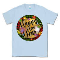 Dusty Blue christmas happy new year Classic Tee - Artiststas