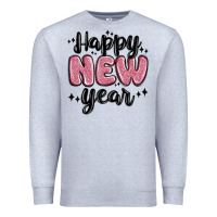 Heather Grey happy new year Premium Sweatshirt - MaliasSmallBusiness