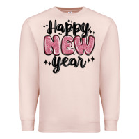 Pale Pink happy new year Premium Sweatshirt - MaliasSmallBusiness