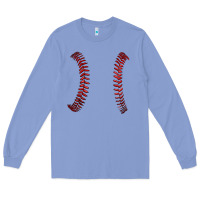 Colony Blue ball stitch Long Sleeve Tee - AdoDesignShop