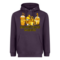 Plum Childhood Cancer Awareness coffee cups Heavyweight Hoodie - NancyCooperArtShop