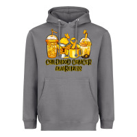 Storm Childhood Cancer Awareness coffee cups Heavyweight Hoodie - NancyCooperArtShop