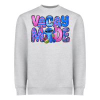 Heather Grey vacay mode stitch Heavyweight Sweatshirt - Zillion Design Studio