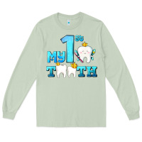 Matcha my first tooth with teeth Long Sleeve Tee - AdoDesignShop