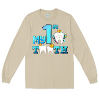 Mushroom my first tooth with teeth Long Sleeve Tee - AdoDesignShop