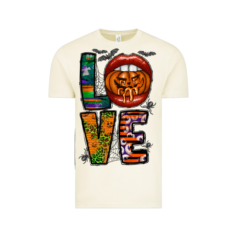 Love Halloween Lips Vintage Tee by CowhideDigitalArt | Teevron