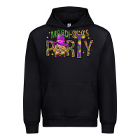 Black Mardi Gras party Urban Hoodie - NancyCooperArtShop