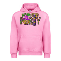 Fuchsia Pink Mardi Gras party Urban Hoodie - NancyCooperArtShop