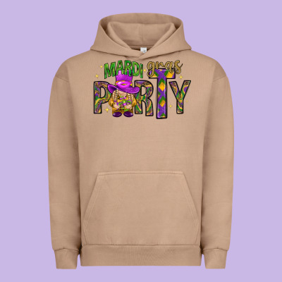 Mardi Gras Party Urban Hoodie Designed By Nancycooperartshop