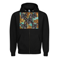 Black french bulldog Zipper Hoodie - BarkalooDesign