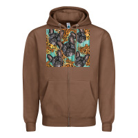Chestnut french bulldog Zipper Hoodie - BarkalooDesign