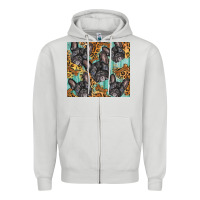 Dove Grey french bulldog Zipper Hoodie - BarkalooDesign