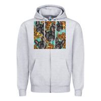 Heather Grey french bulldog Zipper Hoodie - BarkalooDesign