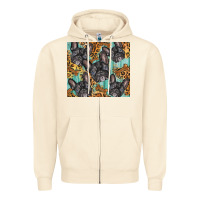 Sandshell french bulldog Zipper Hoodie - BarkalooDesign