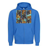 True Royal french bulldog Zipper Hoodie - BarkalooDesign